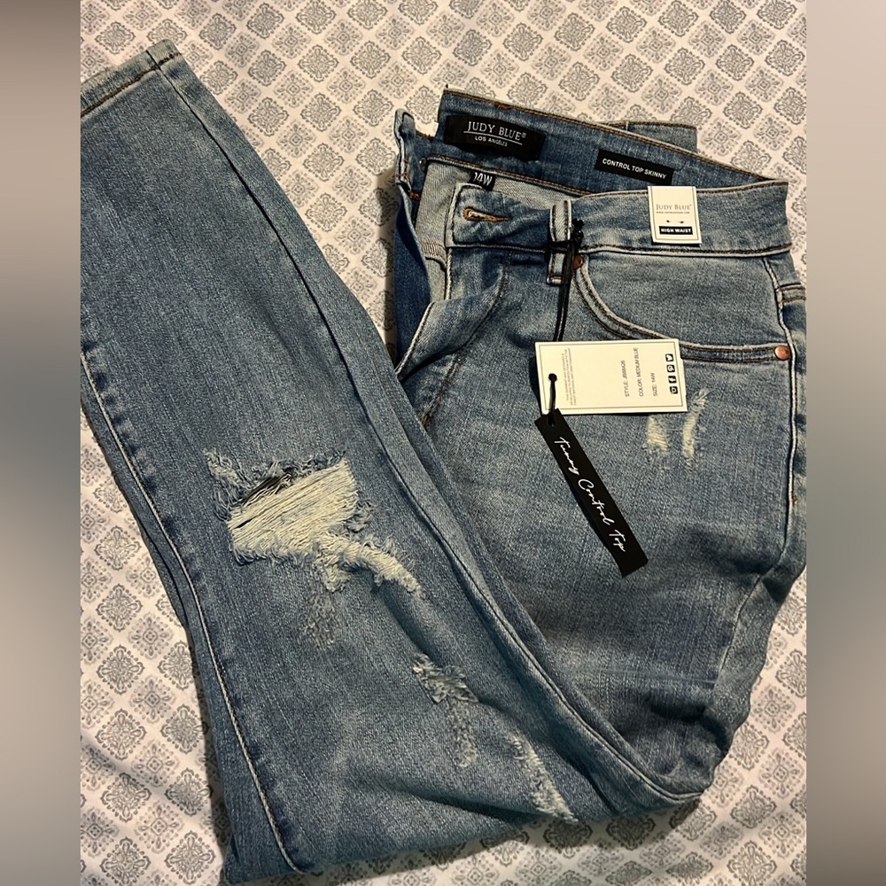 New w/tags Judy Blue skinny Jeans sz 14w